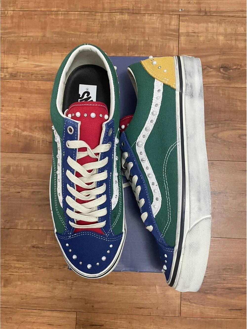 Men’s Size 13 Vans LX Old Skool 36 Pearlized Pack Yacht Club IN HAND